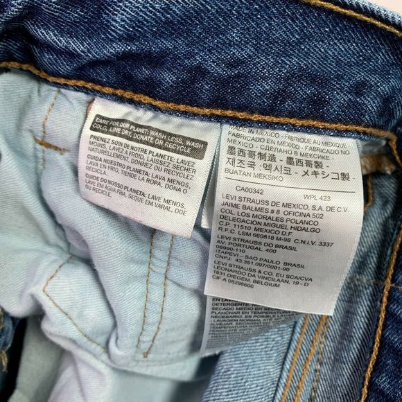 Levi's 501 XX Button Fly Medium Wash Denim Jeans - Picture 6 of 8